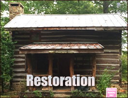Historic Log Cabin Restoration  Newville, Alabama